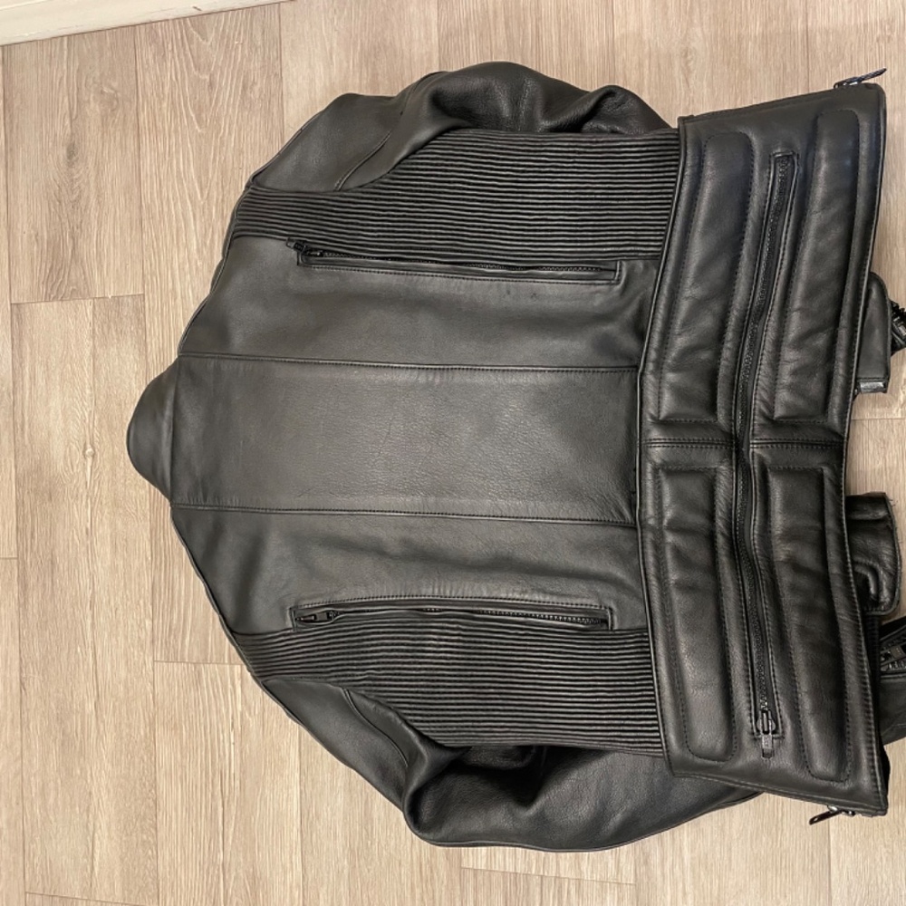 Leather Motorcycle Jacket - Picture 9 of 14